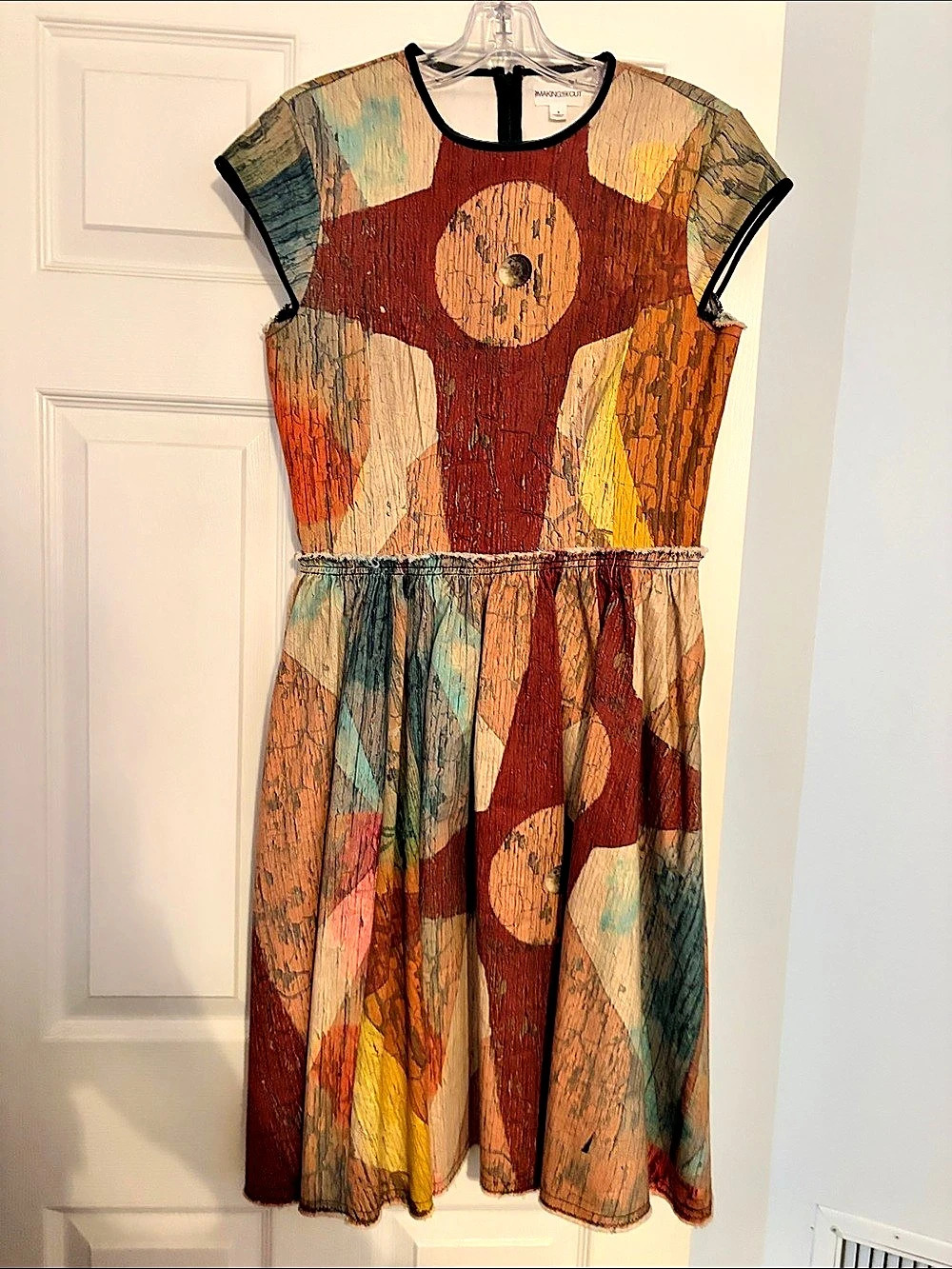 Making the Cut Abstract Print Maxi Dress Size Small